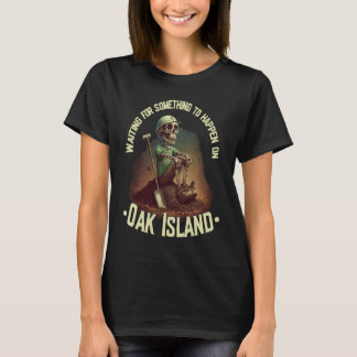 Oak Island Schat Jacht Skelet Oak Island Mijn T-shirt