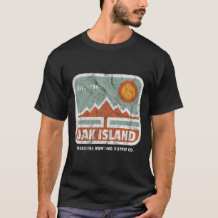 Oak Island Schatzoeken Benodigdheden Vintage 1795 T-shirt