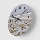 Oak Island Shores Along North Carolina Ronde Klok (Hoek)