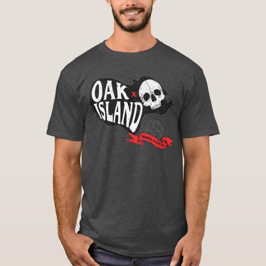 Oak Island Templar Treasure Hunting Gift Premium T-shirt (Voorkant)