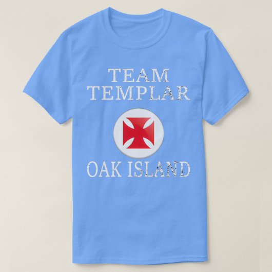 OAK ISLAND TREASURE HUNTING Team Templar T-shirt (Design voorkant)