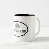 Oak Island Tweekleurige Koffiemok (Voorkant rechts)