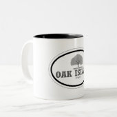 Oak Island Tweekleurige Koffiemok (Voorkant links)