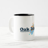 Oak Island Tweekleurige Koffiemok (Voorkant links)