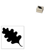 Oak Leaf Autumn Foliage Scrapbooking Journalating Rubberstempel (Gestempeld)