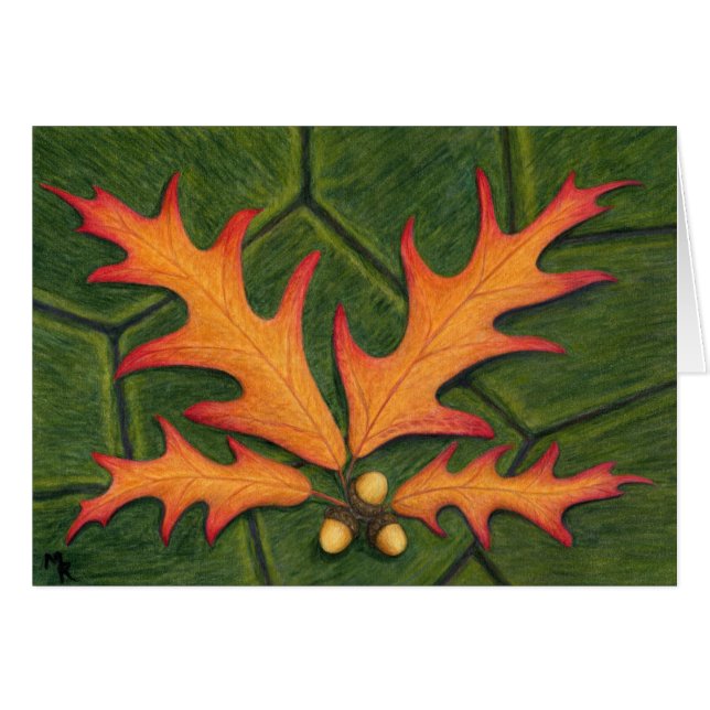 Oak Leaf Cluster-kaart (Voorkant Horizontaal)