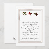 Oak Leaf Parade Party - Uitnodiging (Voorkant / Achterkant)