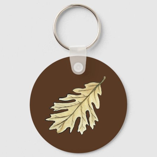 Oak Leaf Sleutelhanger (Achterkant)