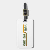 Oak Leaf Trail Wisconsin Bagagelabel (Voorkant verticaal)