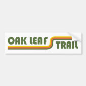 Oak Leaf Trail Wisconsin Bumpersticker (Voorkant)
