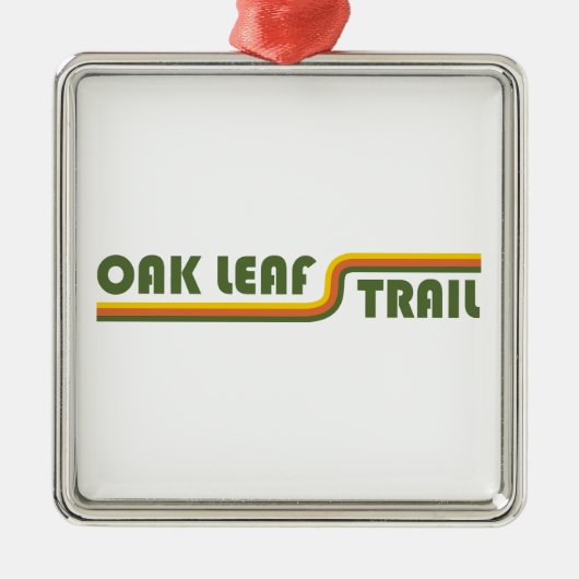 Oak Leaf Trail Wisconsin Metalen Ornament (Voorkant)