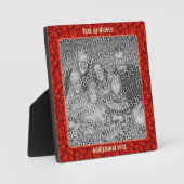 Oak Leaves Natuur Art Creëer Uw eigen foto Fotoplaat (Voorkant)