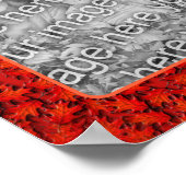 Oak Leaves Natuur Art Lijst Creëer Uw eigen foto Poster (Hoek)