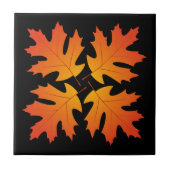 Oak Leaves Tile Tegeltje (Voorkant)