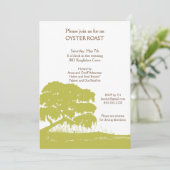 Oak met Spaanse moss door Marsh Invite Vertical Kaart (Staand voorkant)