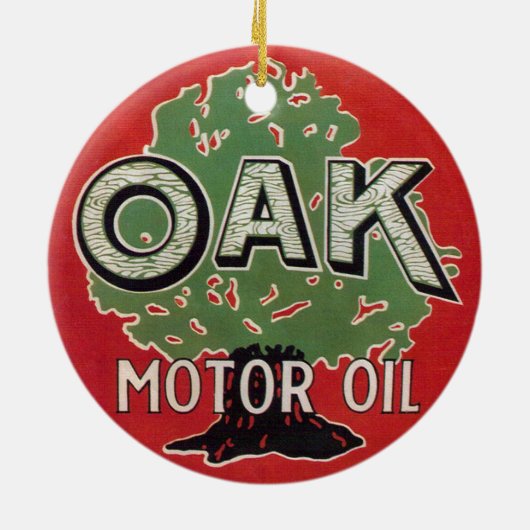 Oak Motorolie Keramisch Ornament (Achterkant)