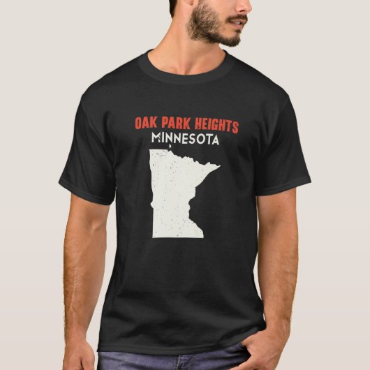 Oak Park Heights Minnesota USA State America Trave T-shirt (Voorkant)