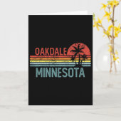 Oak Park Illinois Grappig Usa Stad Trip Thuis Root Kaart (Gele Bloem)