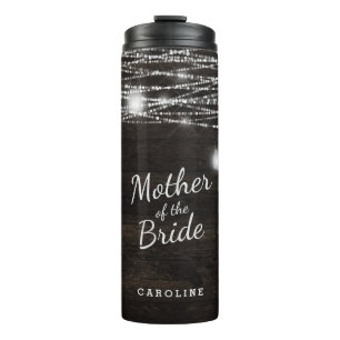 Oak Ridge Rustic Donkere Houten Moeder van de Brui Thermosbeker