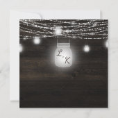 Oak Ridge Rustic Laten we verlovingsfeest vieren Kaart (Achterkant)