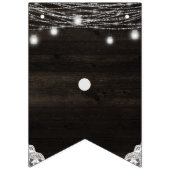 Oak Ridge Rustiek Donker Hout Liefde is Zoete Brui Vlaggetjes (Eerste vlag)