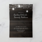 Oak Ridge Rustiek Donker Hout Paar's Trouwdouche (Binnen)