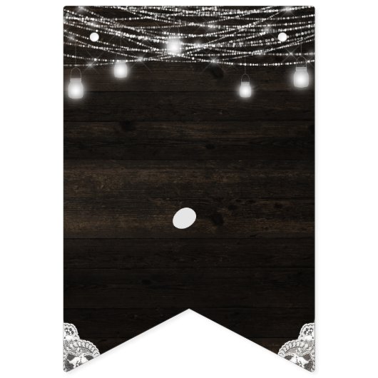 Oak Ridge rustieke houten bruid om Vrijgezellenfee Vlaggetjes (Eerste vlag)