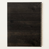 Oak Ridge Rustieke Mason Jar & Lichten Huwelijkspl Planner (Achterkant)