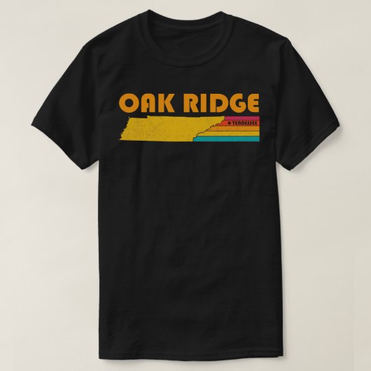 Oak Ridge Tennessee  Verdrietig Souvenir T-shirt (Design voorkant)