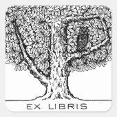 Oak Tree boekenplaat sticker (Voorkant)