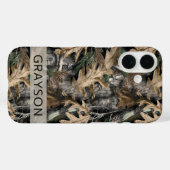 Oak Tree Camouflage Personalized Case-Mate iPhone Case (Achterkant (horizontaal))