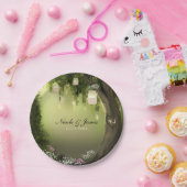 Oak Tree Enchanted Forest Garden Wedding Borden Papieren Bordje (Feest)