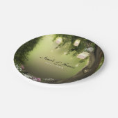 Oak Tree Enchanted Forest Garden Wedding Borden Papieren Bordje (Gekanteld)