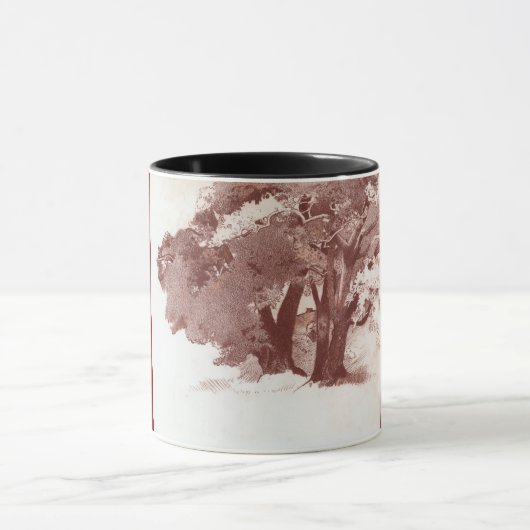 Oak Tree Fine Art Mok (Midden)