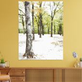 Oak Tree Forest Natuur Landschap Canvas Print (Insitu (Woonkamer))