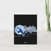 Oak Tree in Fall Feestdagen Kaart (Achterkant)