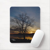 Oak Tree Lake Sunrise Mousepad Muismat (Met muis)