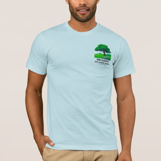 Oak Tree Logo | Custom Tree Trimming Services T-shirt (Voorkant)
