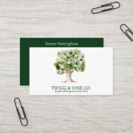 Oak Tree Logo Networking Visitekaartje