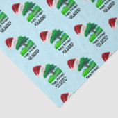 Oak Tree Logo | Santa Hat Happy Holidays Business Tissuepapier (Detail)