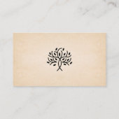 Oak Tree Logo Visitekaartje (Achterkant)