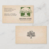 Oak Tree Logo Visitekaartje (Voorkant / Achterkant)