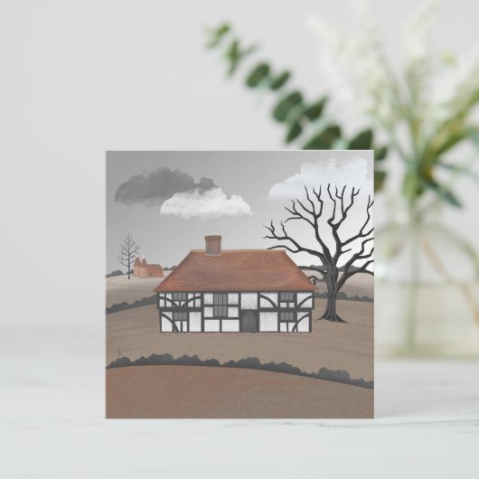 Oak Tree Manor Card Kaart (Staand voorkant)