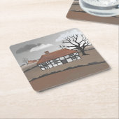 Oak Tree Manor Kartonnen Onderzetters (Schuin)