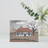 Oak Tree Manor Postcard Briefkaart (Staand voorkant)