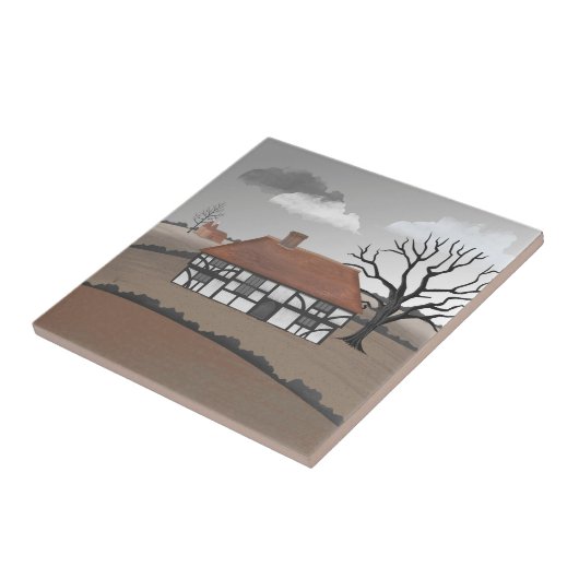 Oak Tree Manor Tegeltje (Zijkant)