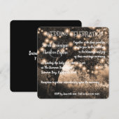 Oak Tree nachtlampjes country bruiloft Kaart (Voorkant / Achterkant)