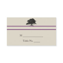Oak Tree Plantation in Paarse trouwkaarten