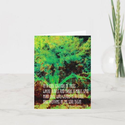 Oak Tree Poetry All Occassies Kaart (Voorkant)