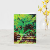 Oak Tree Poetry All Occassies Kaart (Gele Bloem)